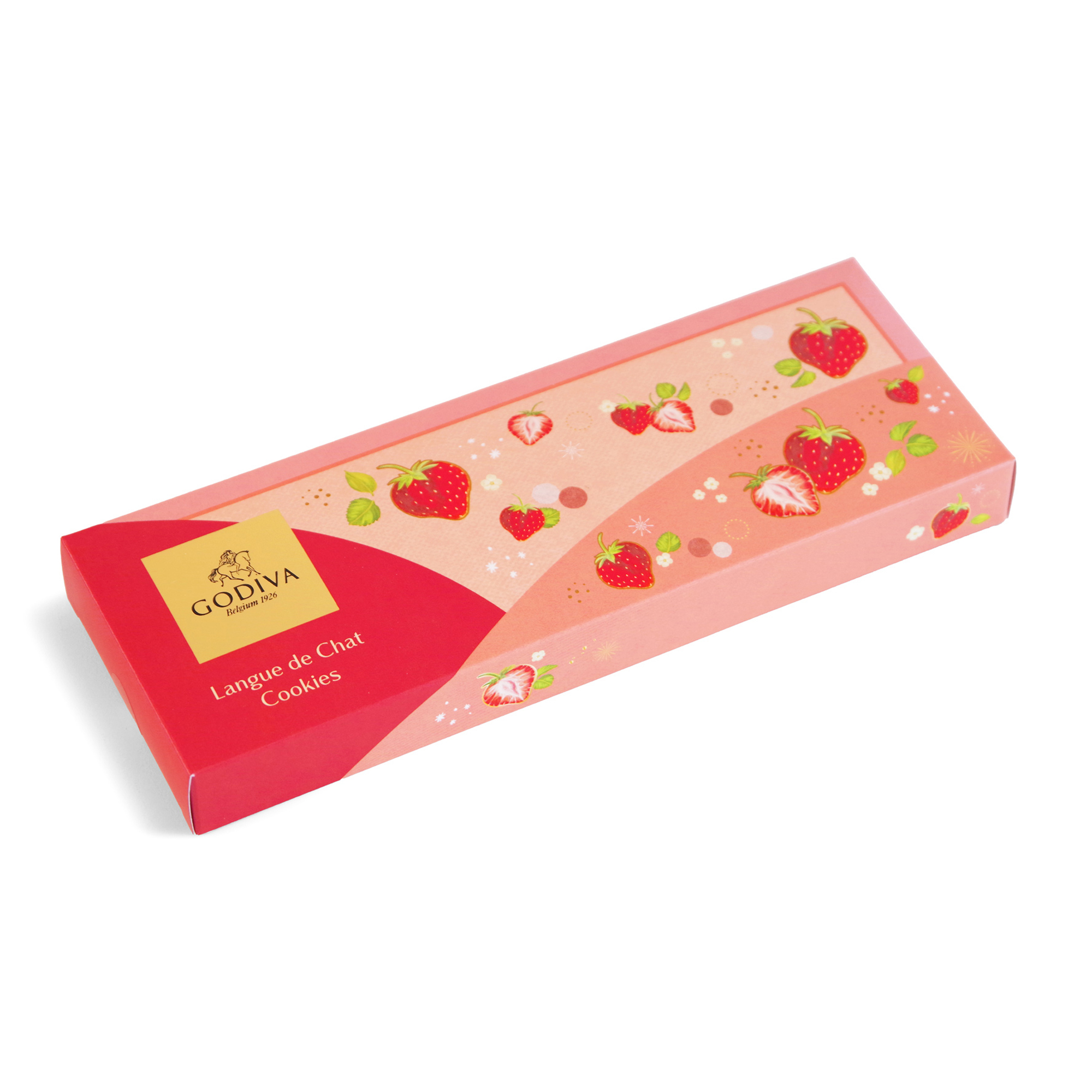 GODIVA FY26 VD Amao Strawberry Langue de Chat Cookies Assortment