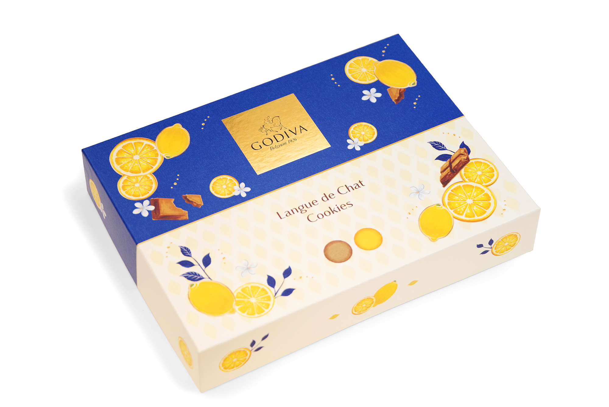 GODIVA FY25 Setouchi Lemon Langue de Chat Cookie Assortment
