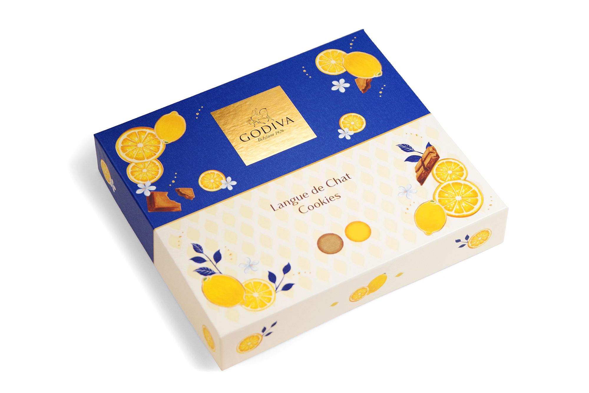 GODIVA FY25 Setouchi Lemon Langue de Chat Cookie Assortment