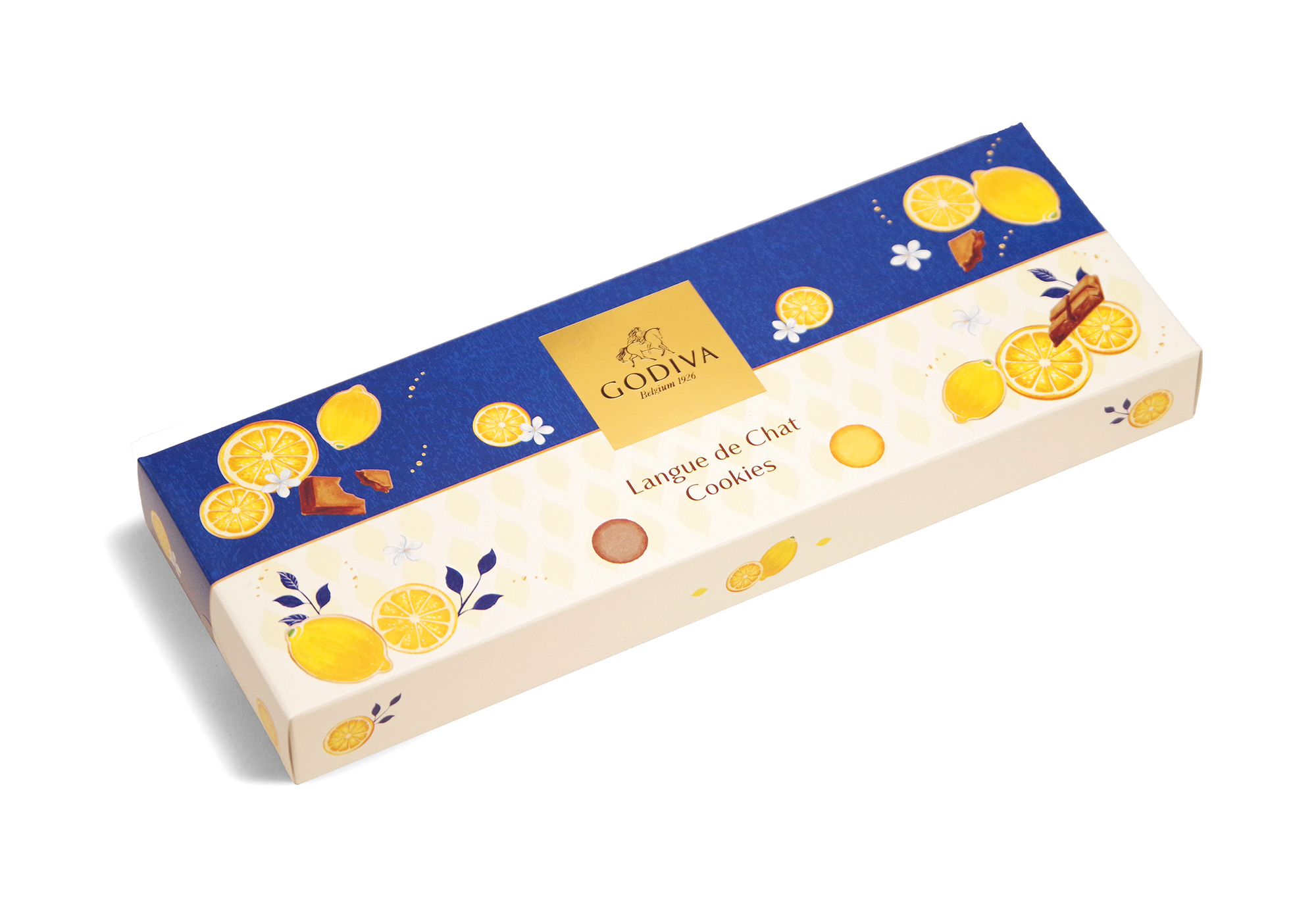 GODIVA FY25 Setouchi Lemon Langue de Chat Cookie Assortment