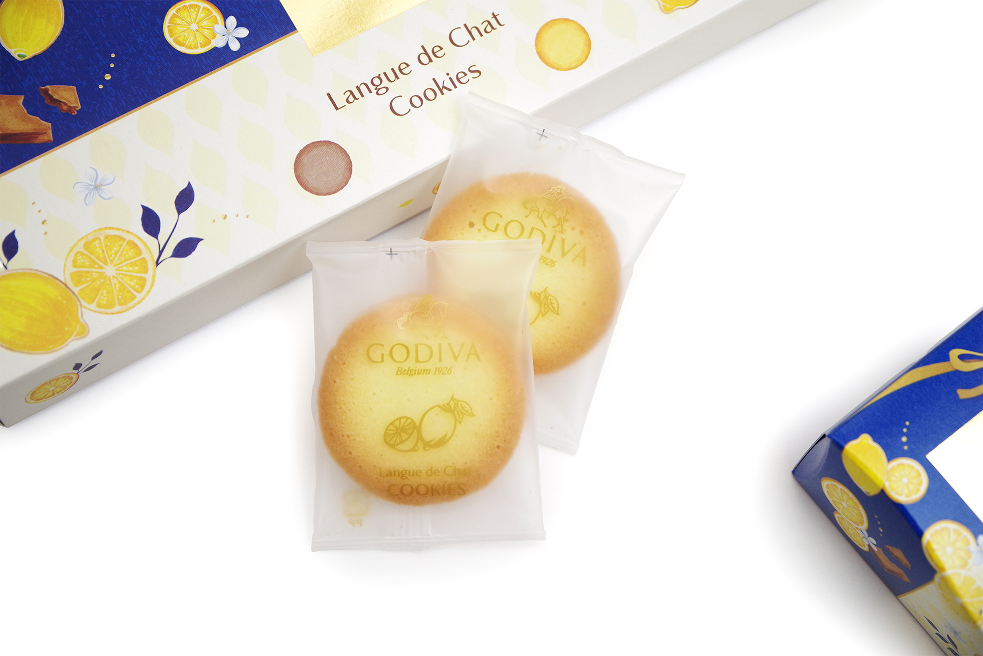 GODIVA FY25 Setouchi Lemon Langue de Chat Cookie Assortment