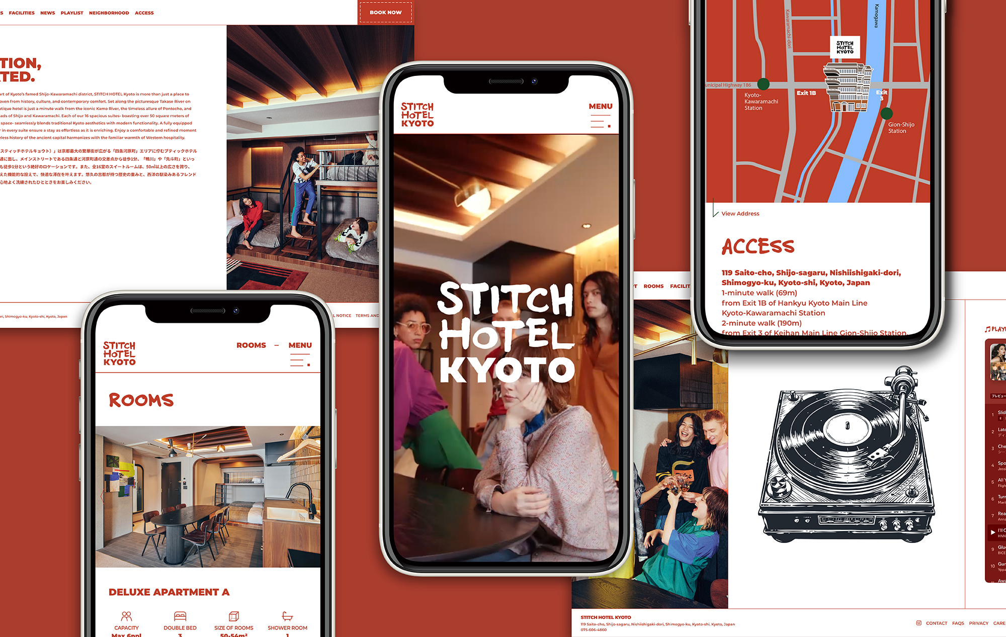 STITCH HOTEL Kyoto Visual Branding