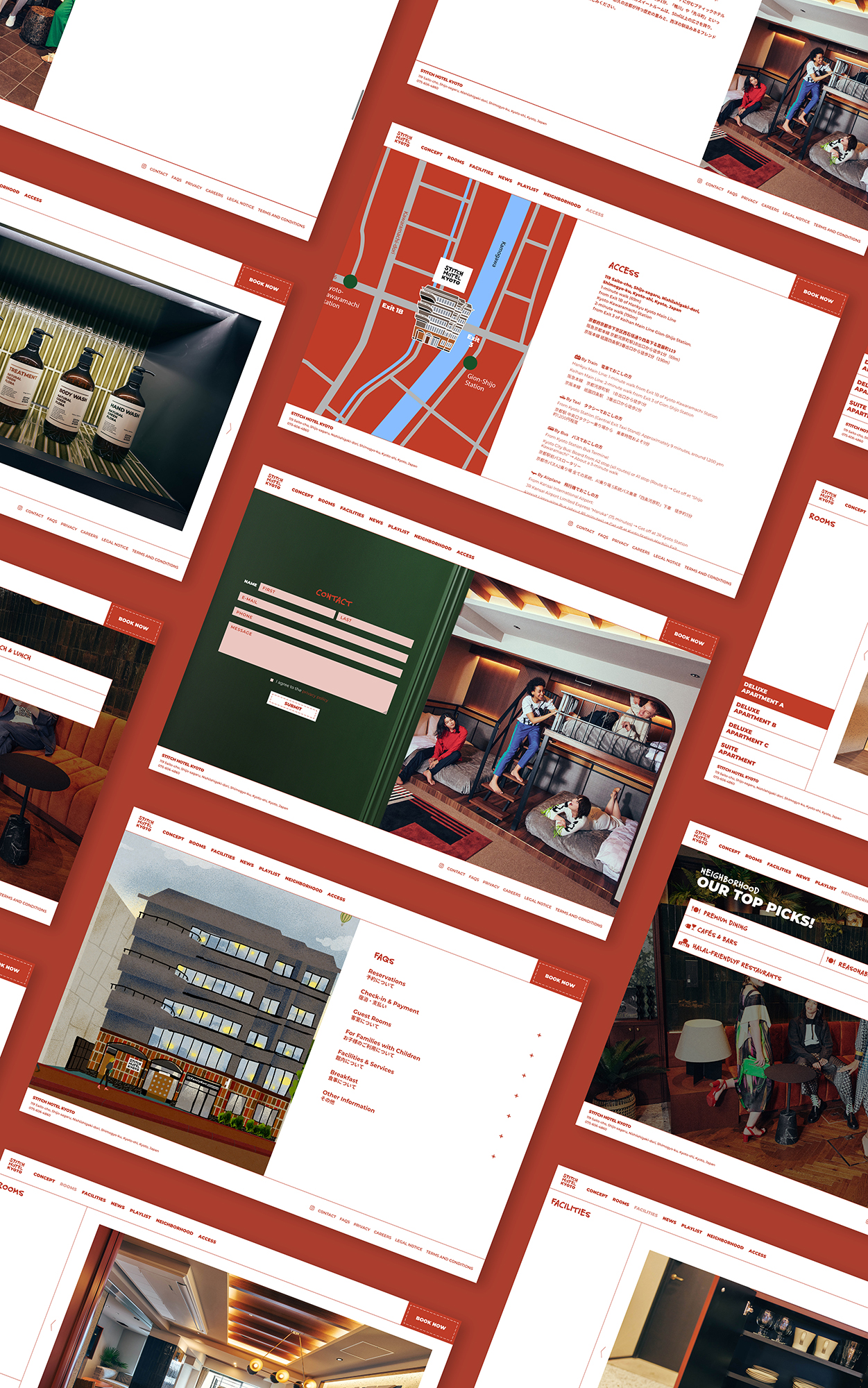 STITCH HOTEL Kyoto Visual Branding