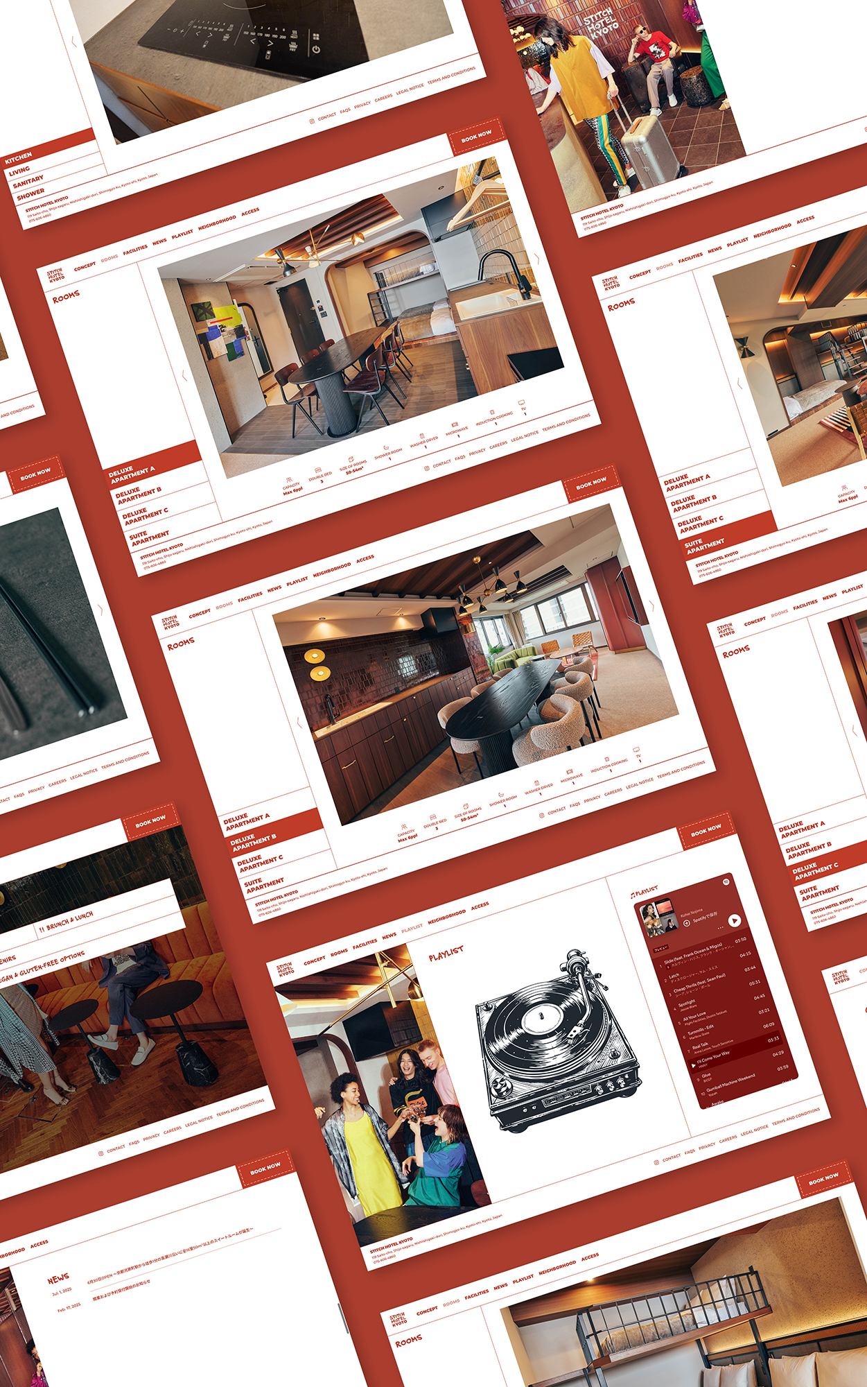 STITCH HOTEL Kyoto Visual Branding