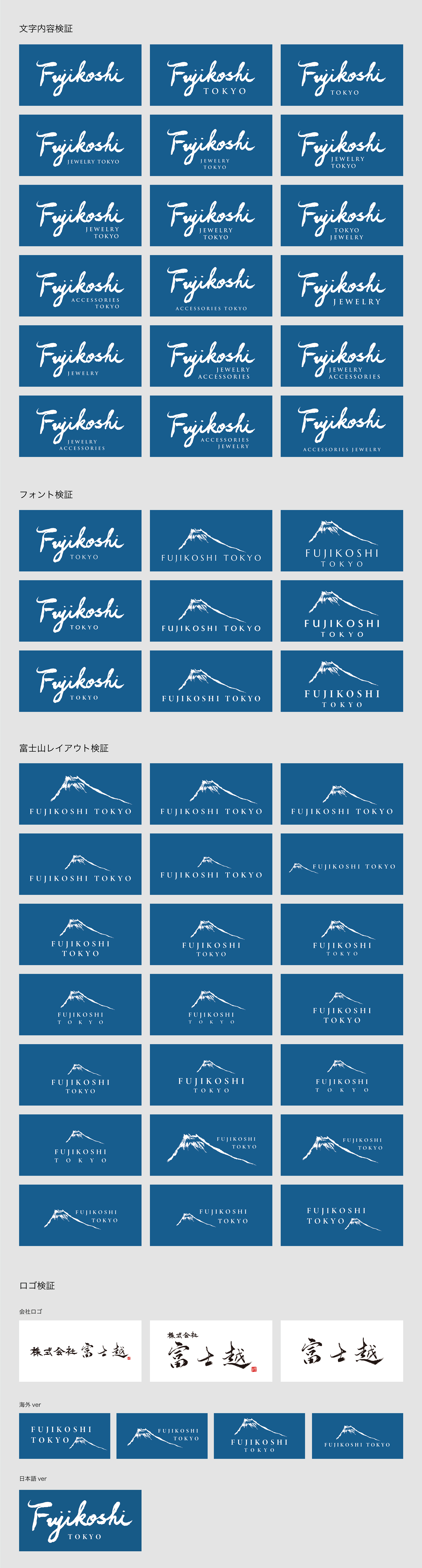 Fujikoshi Rebranding Creative examples