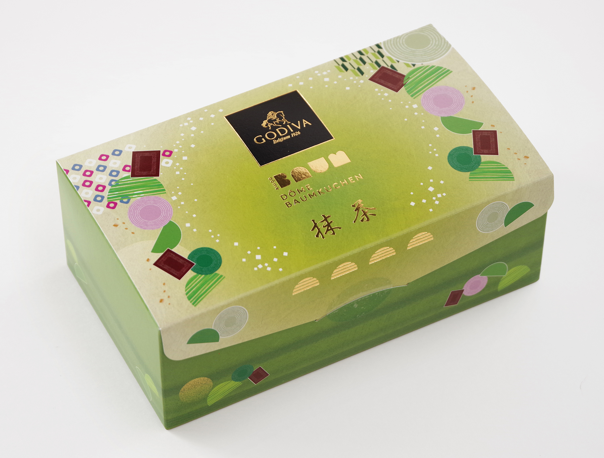 GODIVA FY25 Dôme Baumkuchen Chocolat & Matcha