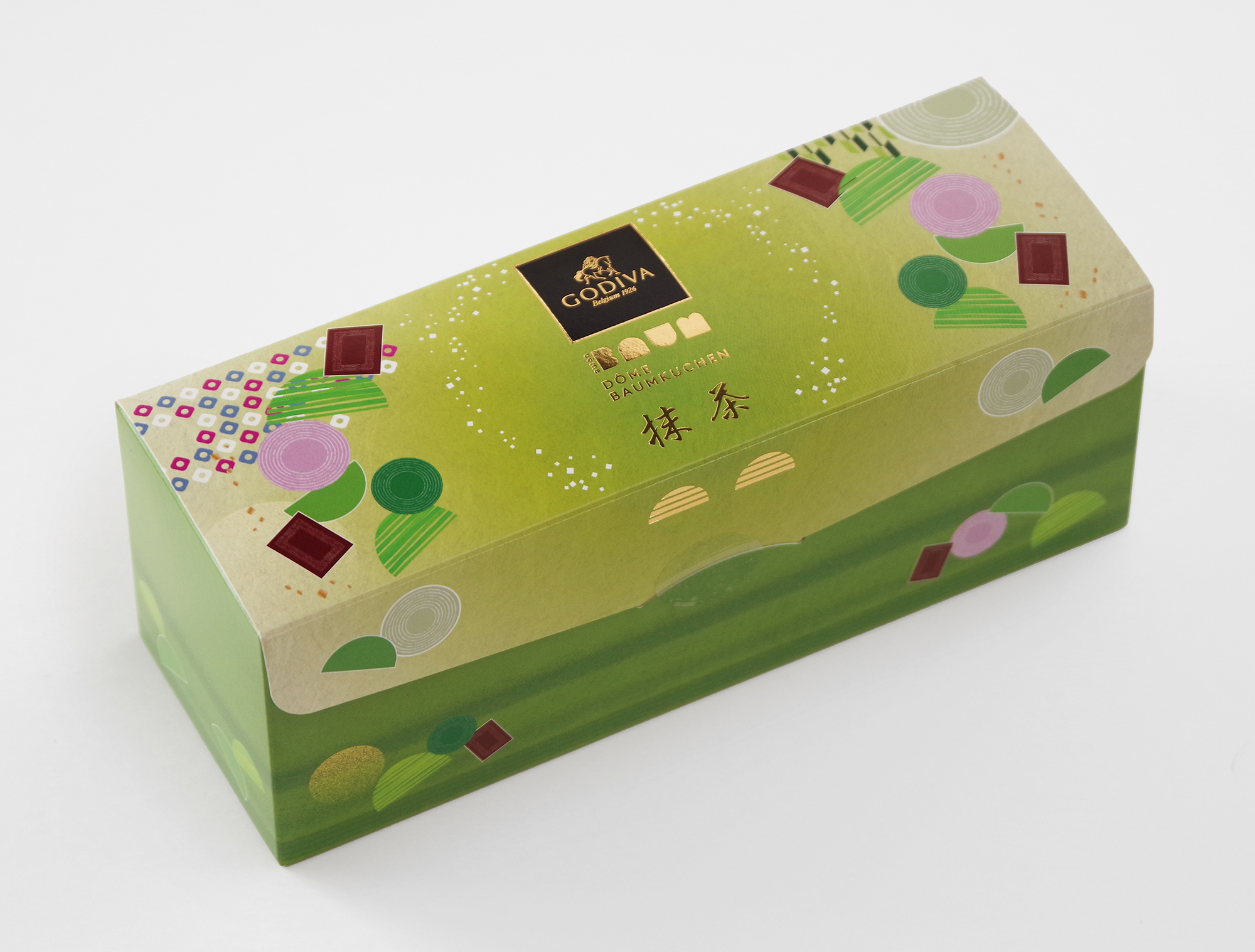 GODIVA FY25 Dôme Baumkuchen Chocolat & Matcha