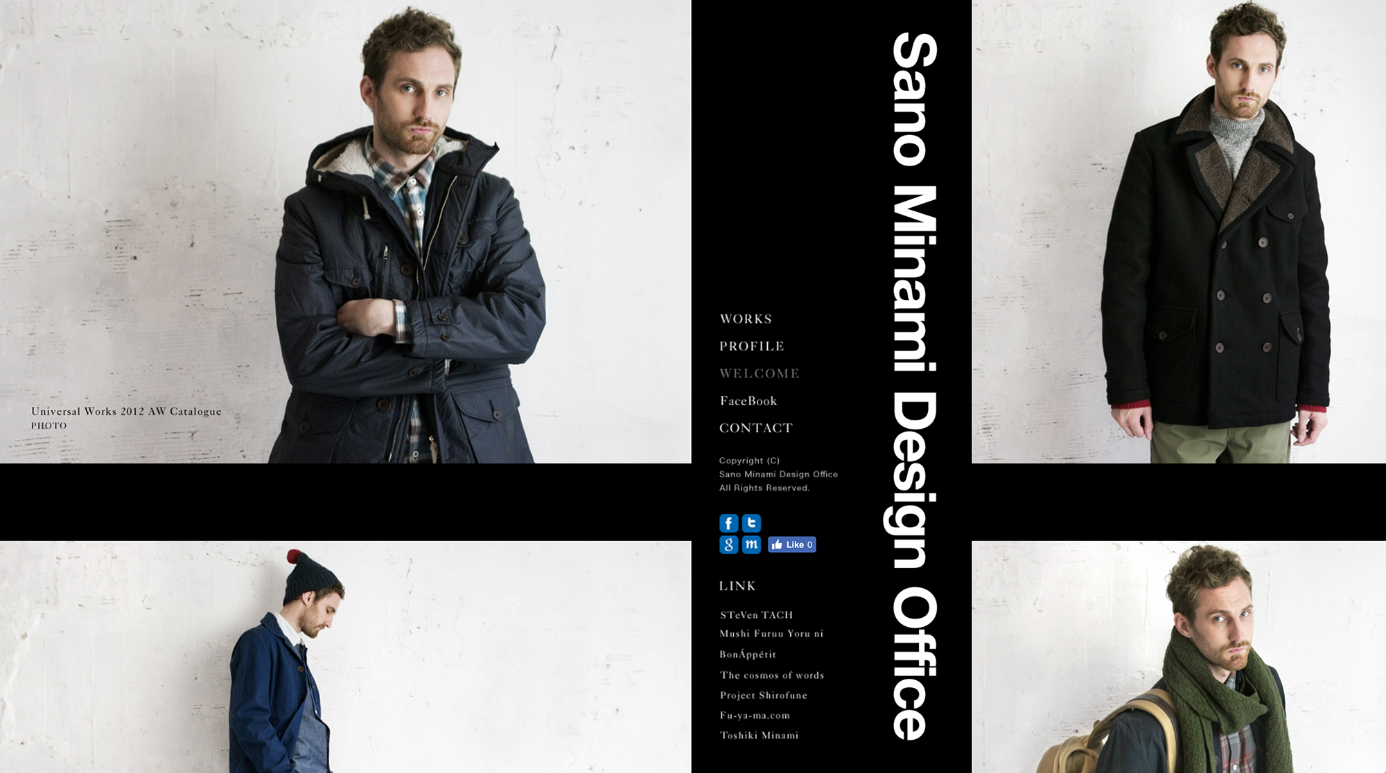 Sano Minami Design Office website & business card design