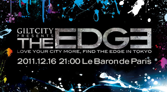 GILT CITY PRESENTS “THE EDGE” Key Visual,Leaflet,web banner