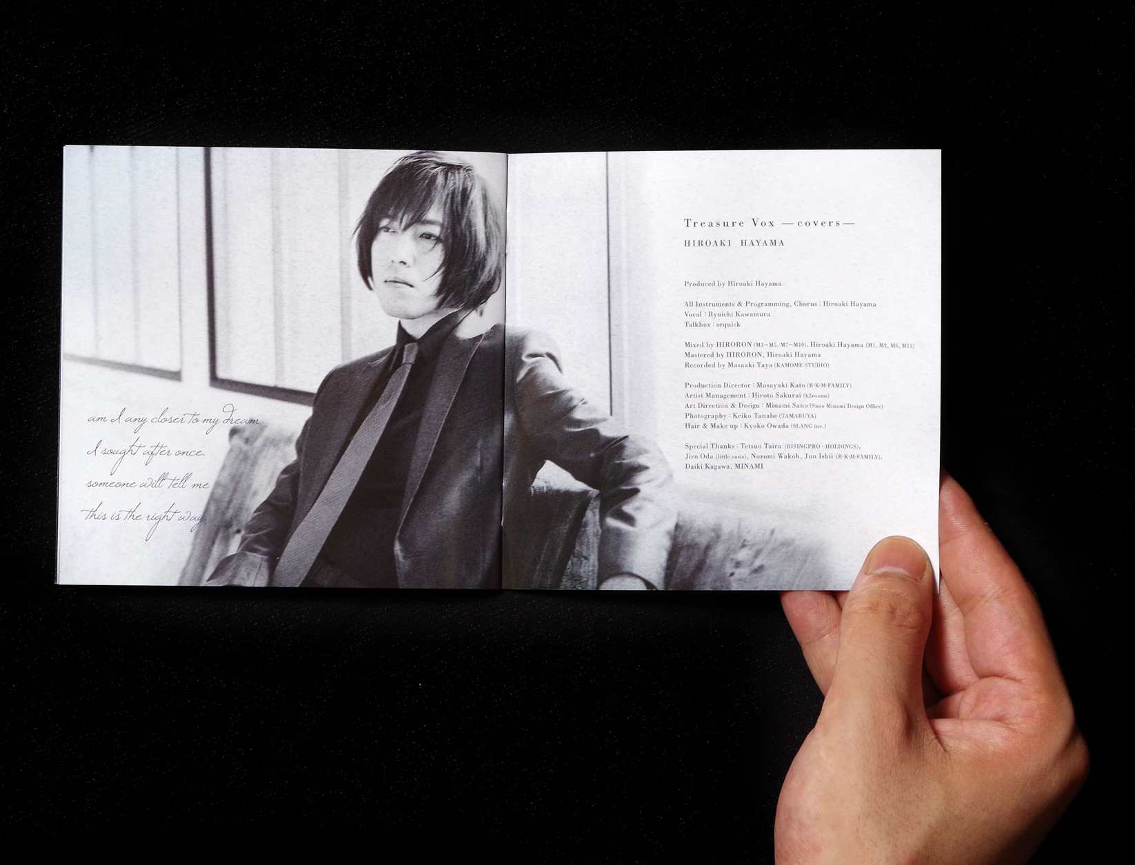 Hayama Hiroaki CD jacket artdirection design