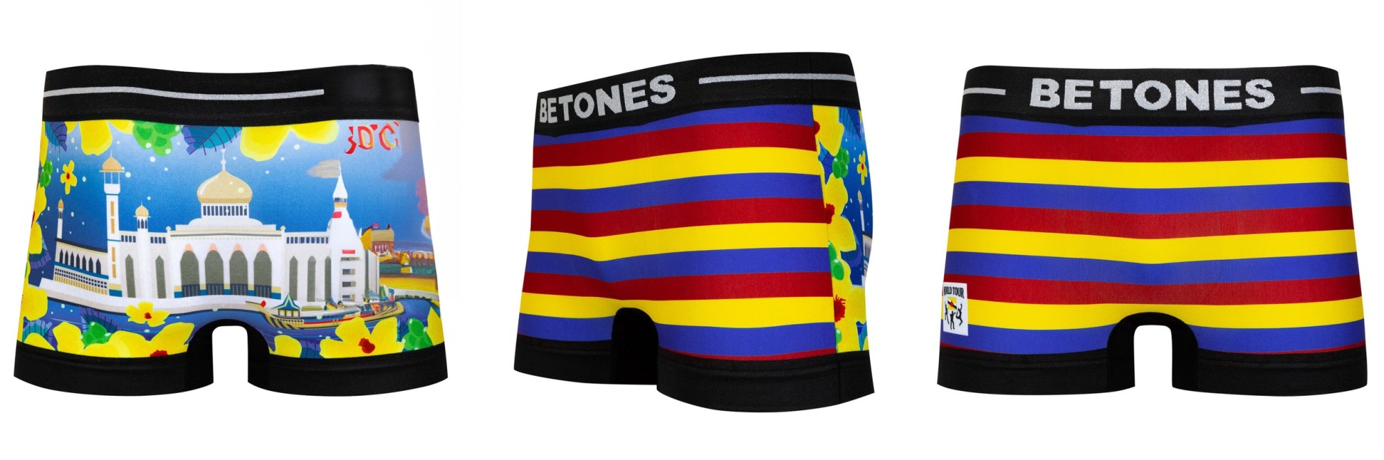 BETONES Boxer Pants Illustration “WORLD TOUR BRUNEI”