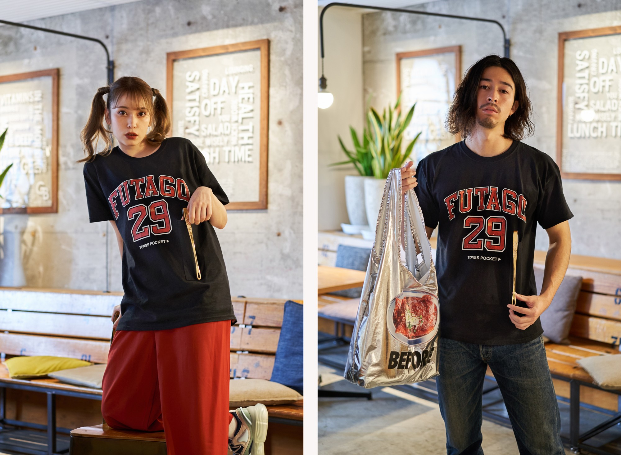 「FREAK‘S STORE」collaboration Yakiniku Futago fashion shooting