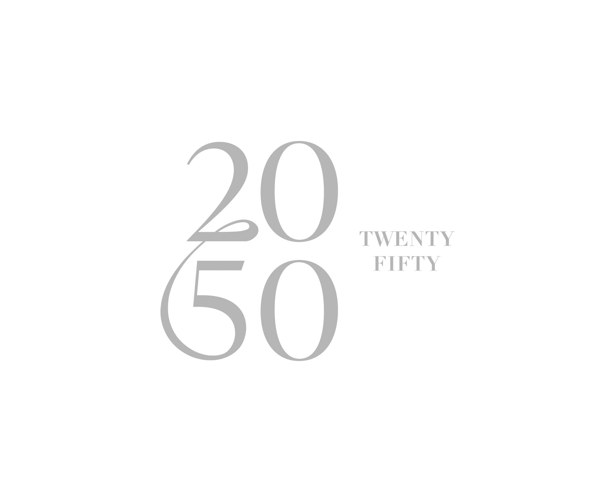 2050 TWENTY FIFTY Logo design