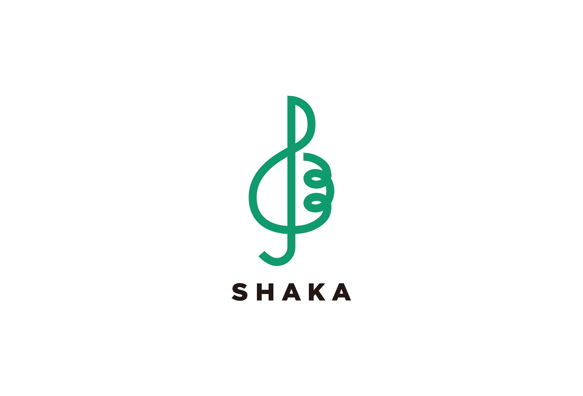 SHAKA logo design