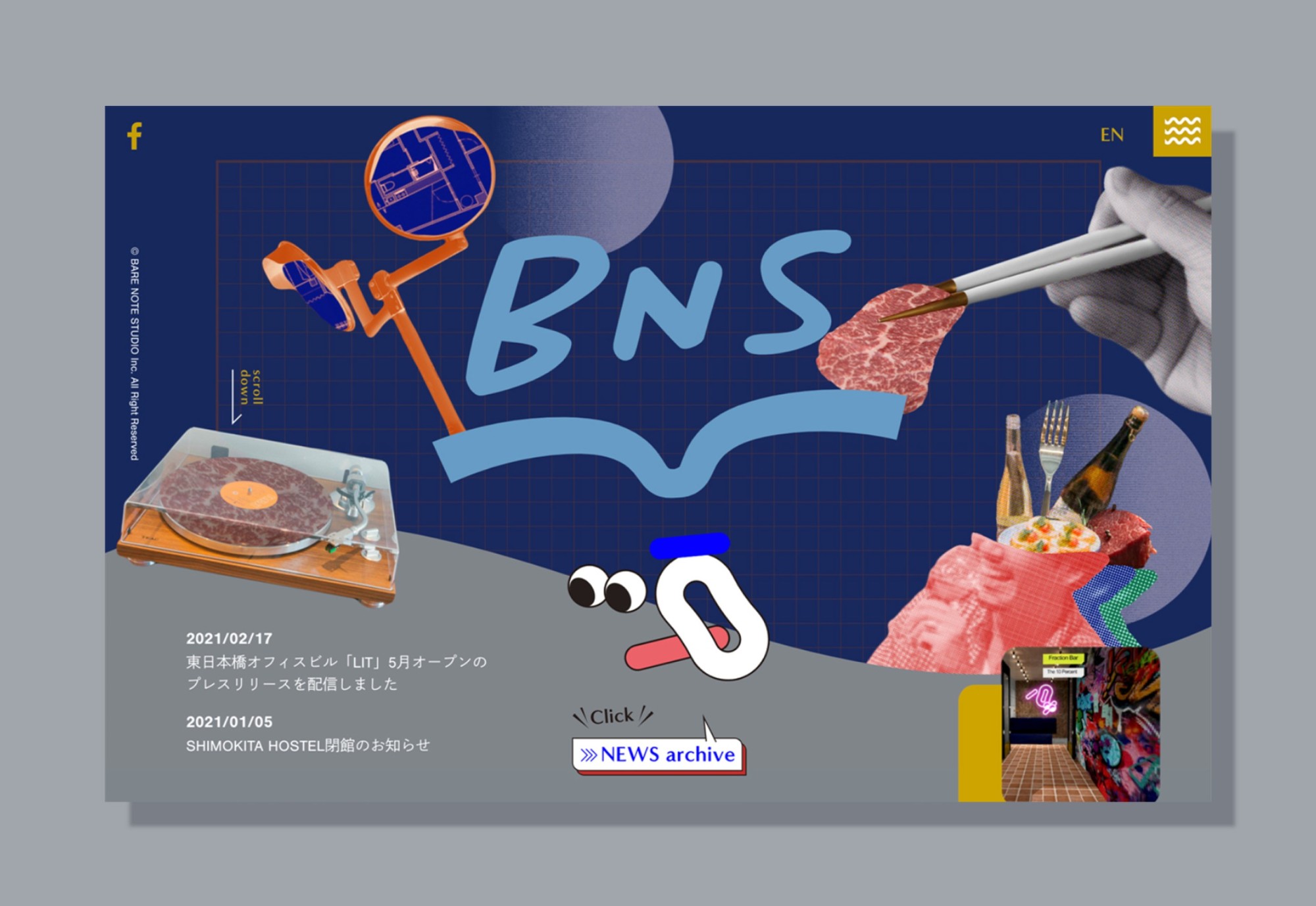 BNS Web site design