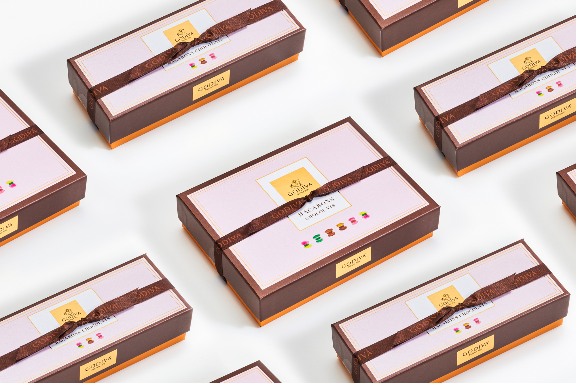 GODIVA FY20 White Day Collection Macarons Chocolat Package
