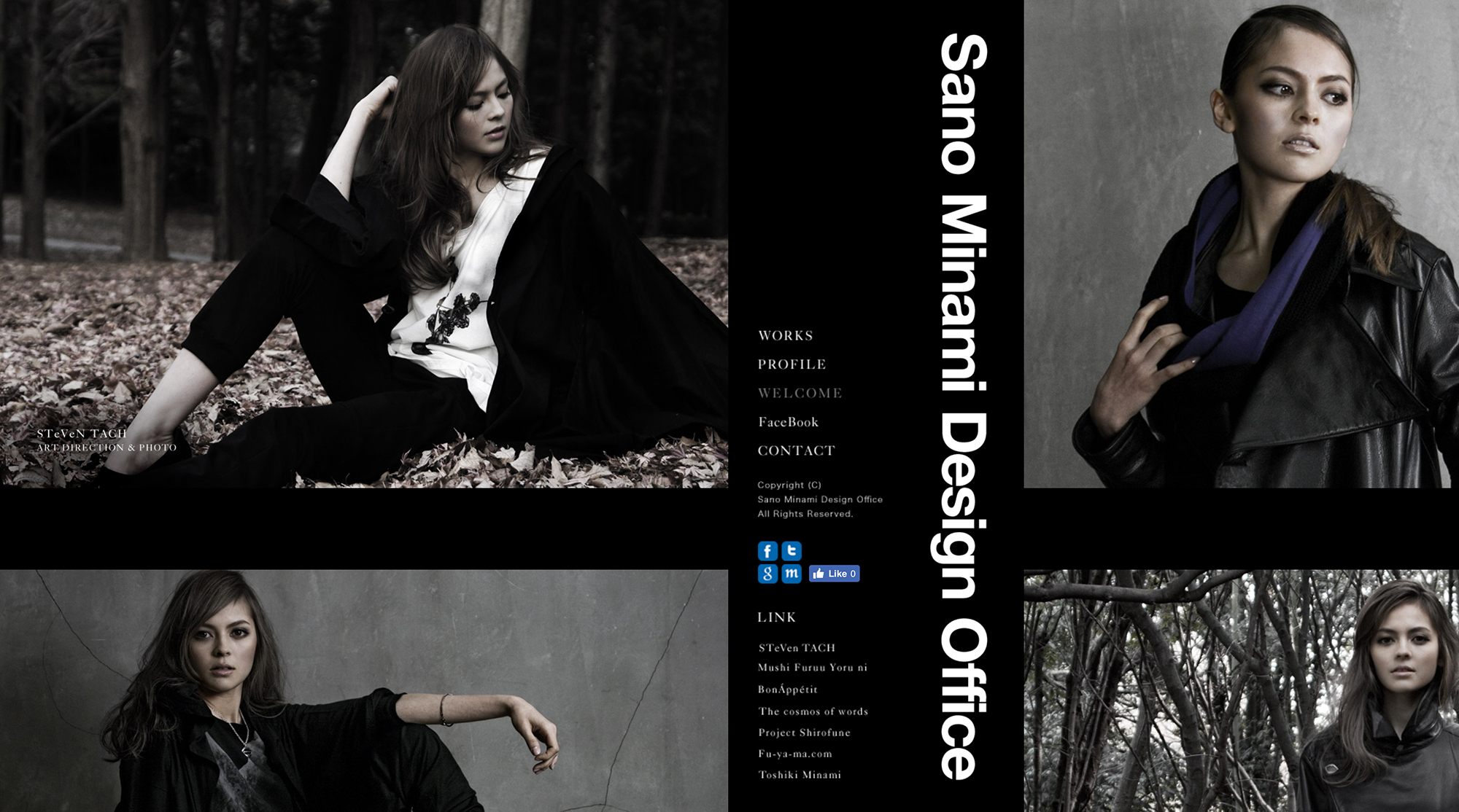 Sano Minami Design Office website & business card design