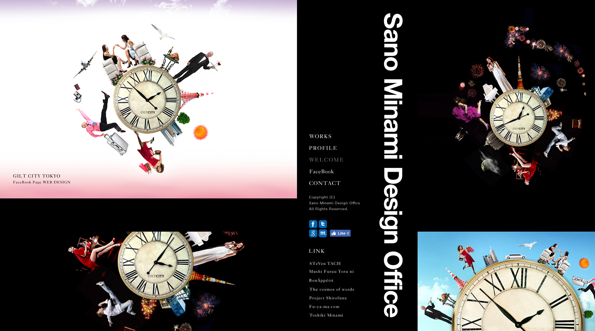 Sano Minami Design Office website & business card design