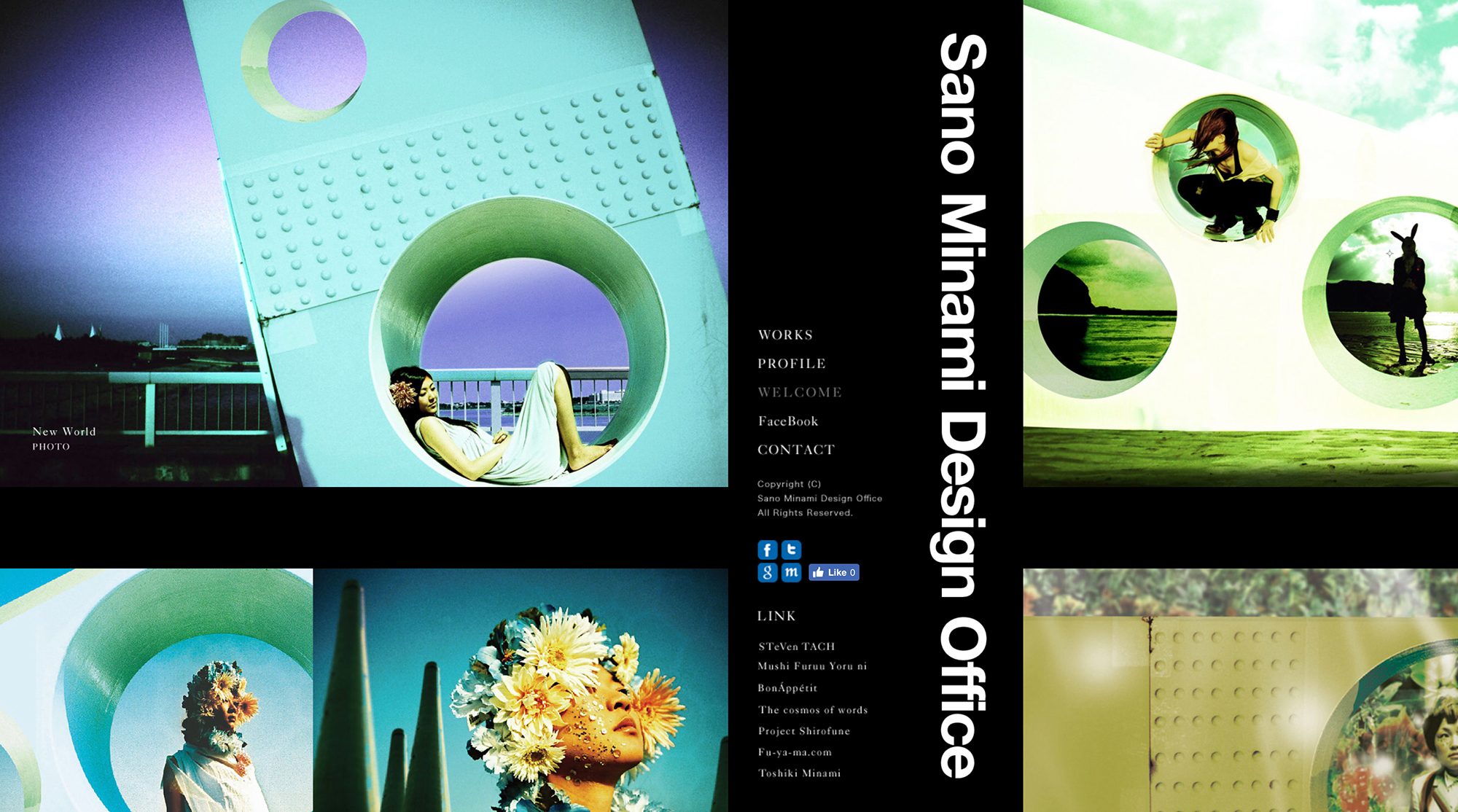 Sano Minami Design Office website & business card design