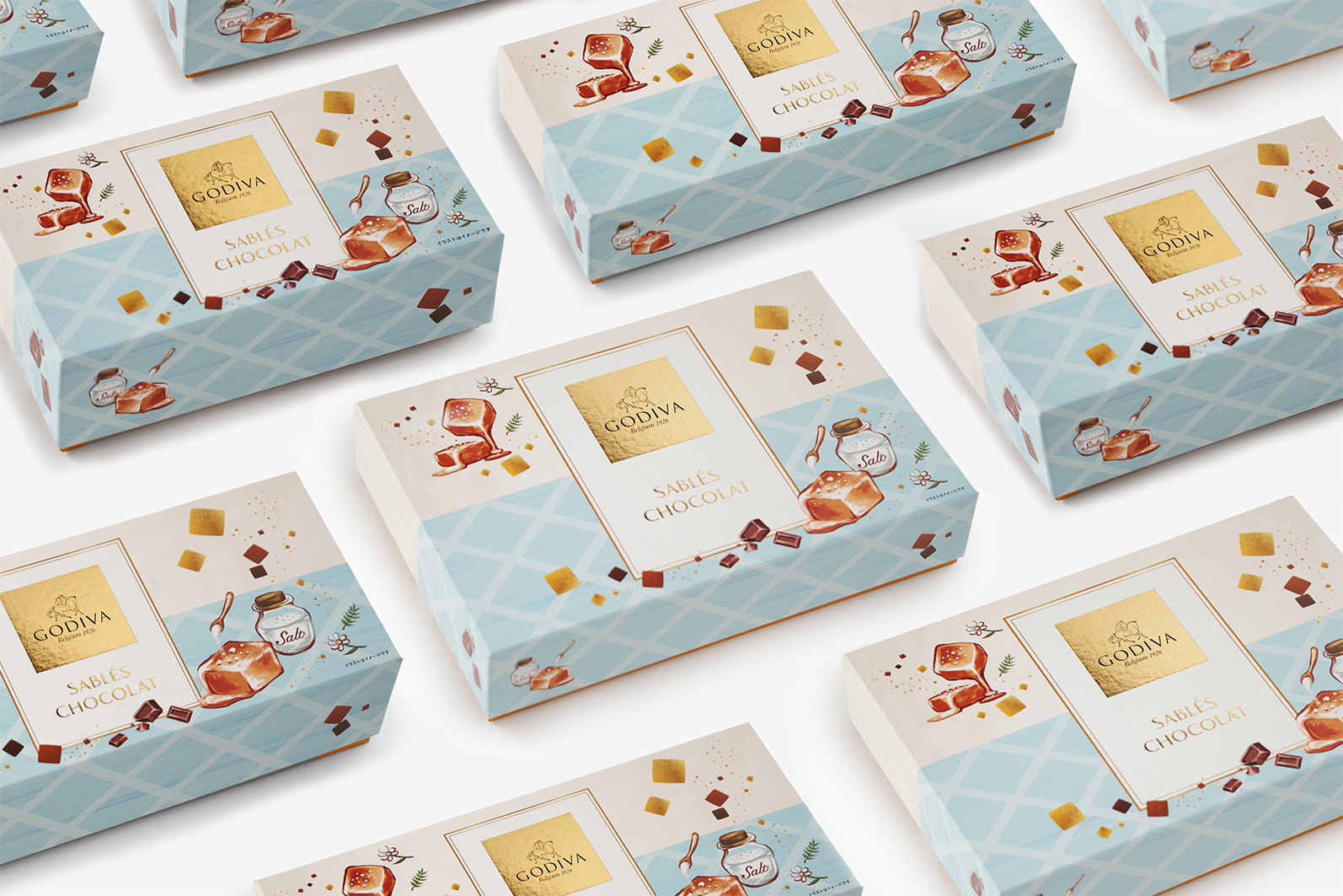 GODIVA FY25 SABLÉS CHOCOLAT　Salty Caramel Assortment