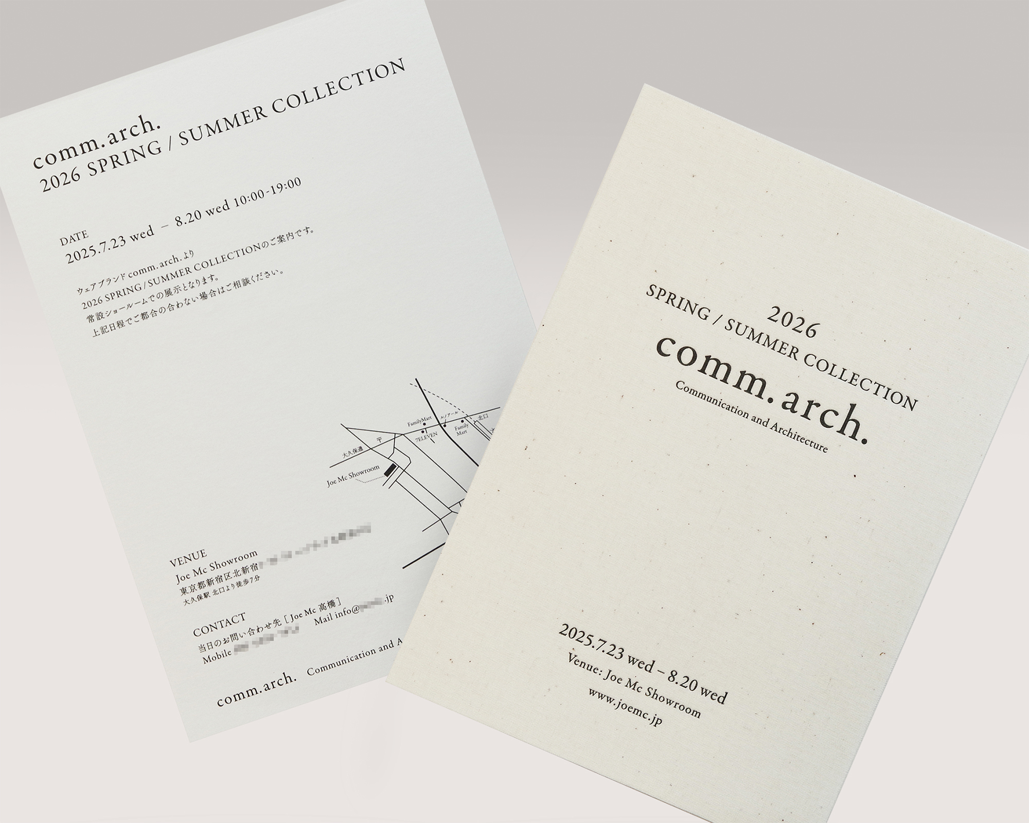 comm.arch. (Joe Mc) 2026 spring summer