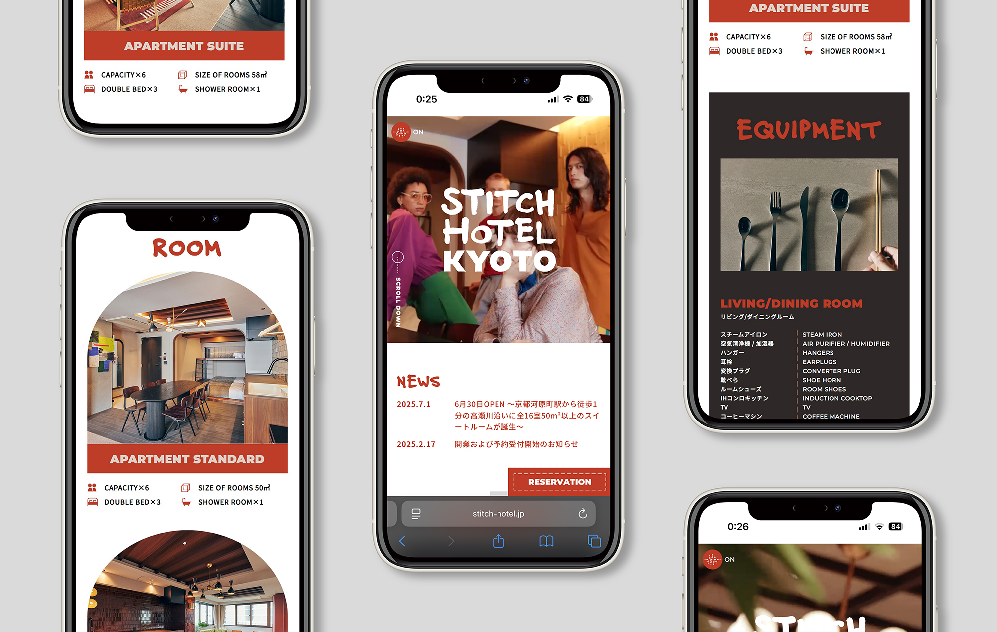 STITCH HOTEL Kyoto Visual Branding
