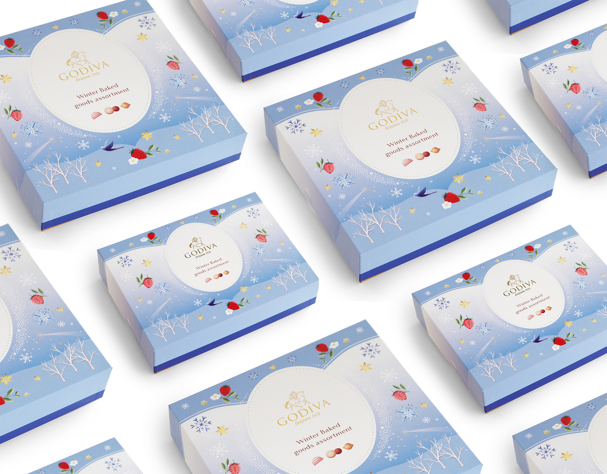 GODIVA FY25 Winter Baked goods assortment