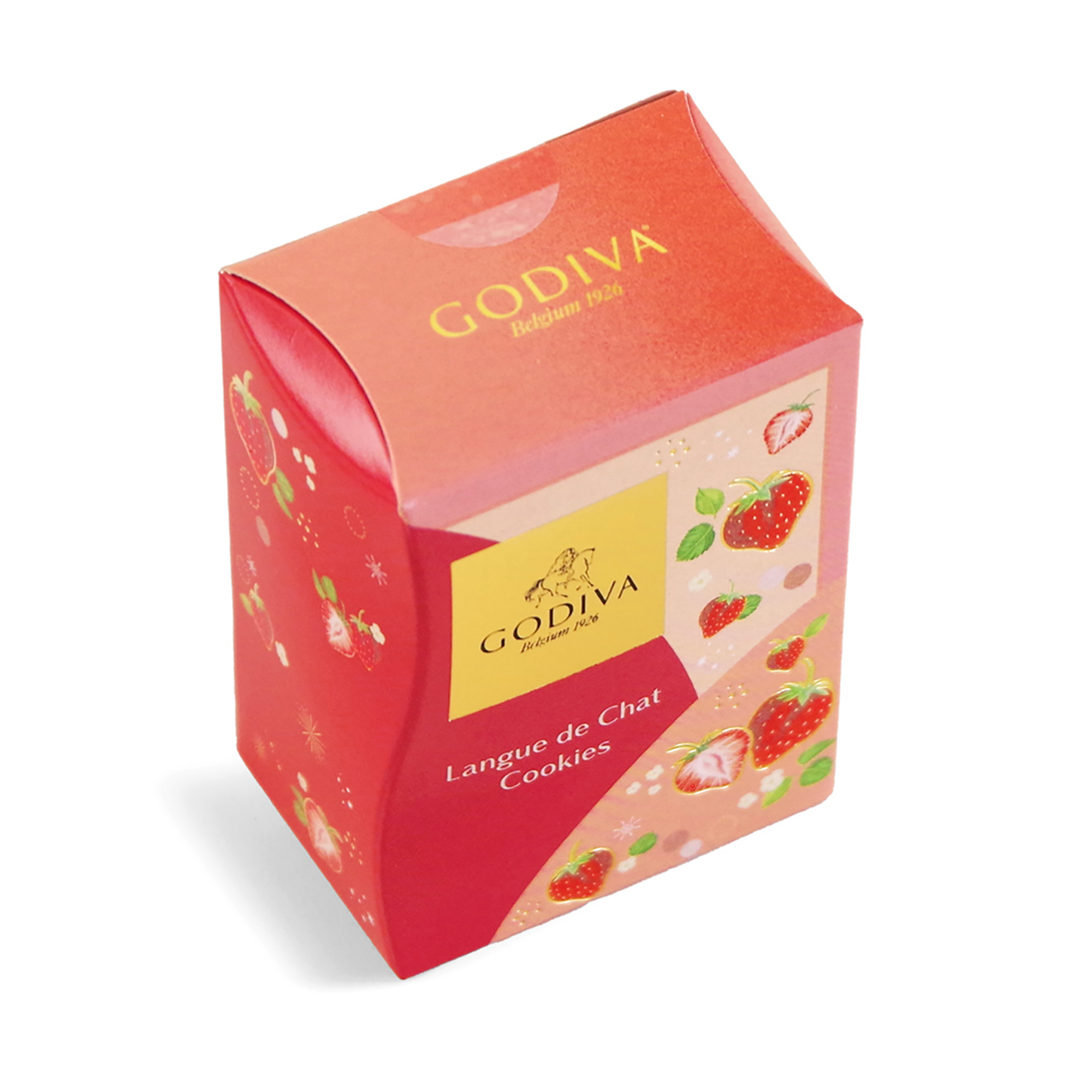 GODIVA FY26 VD Amao Strawberry Langue de Chat Cookies Assortment