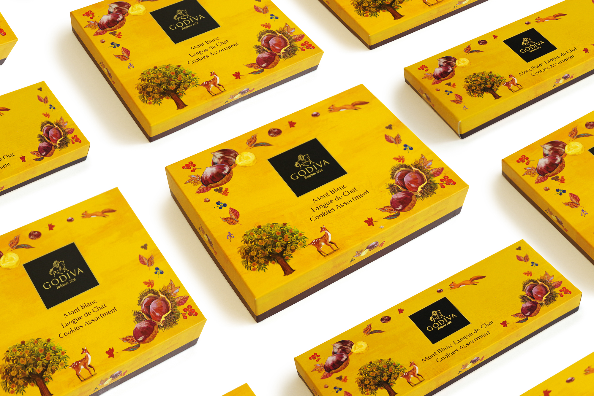 GODIVA FY26 Mont Blanc Langue de Chat Cookies Assortment